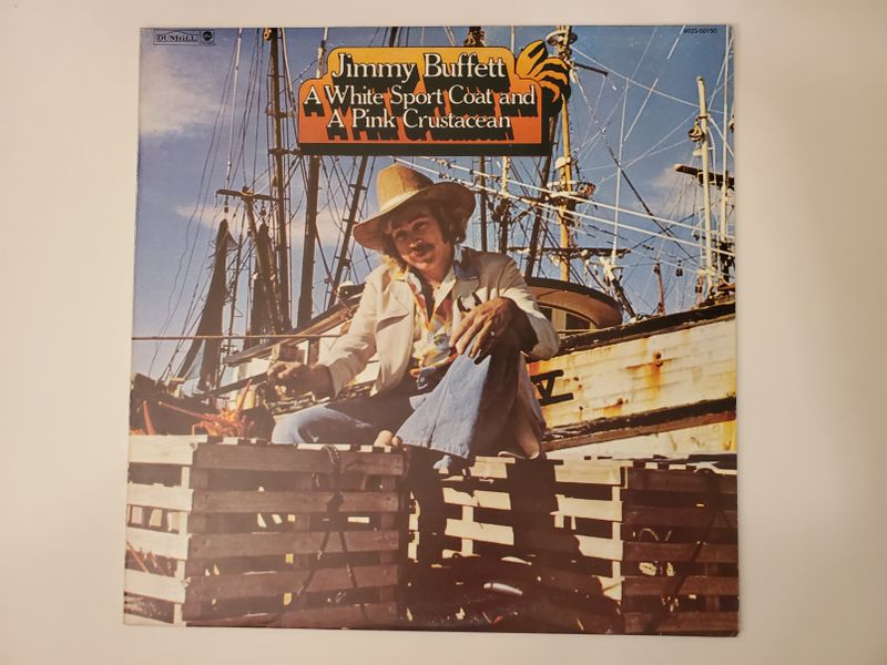 Jimmy Buffett A White Sport Coat and a Pink Crustacean vinyl record